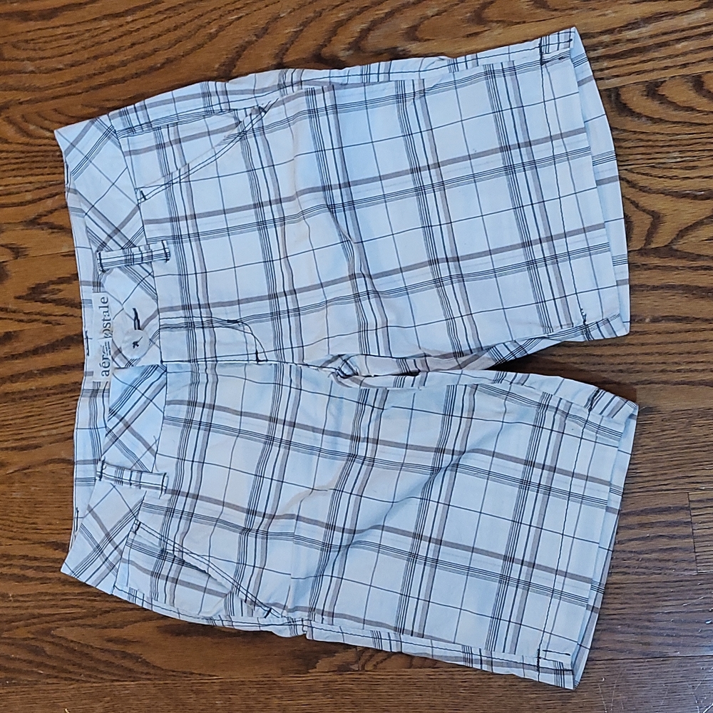 Aeropostale Bermuda Plaid Womans Shorts